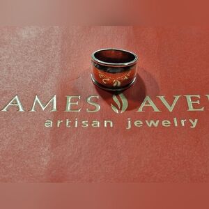 Retired James Avery Sterling Engravable Signet Ring